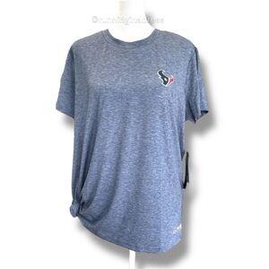 NWT NFL Houston Texans Women's T-Shirt X Michael Strahan NFL Large In Heather